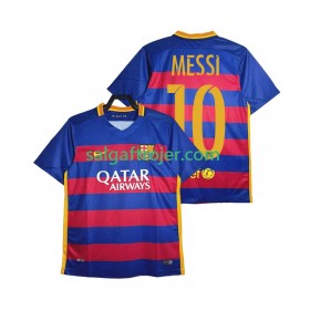 FC Barcelona Lionel Messi 10 2015-2016 Fodboldtrøjer Retro Hjemmebanesæt Kort ærmer